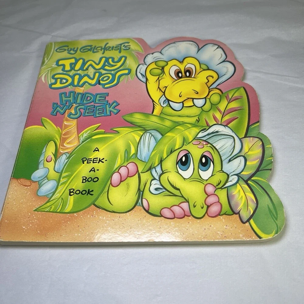 Tiny Dinosaurs Hide N Seek‎ Peek A Boo Book Guy Gilchrist Shaped Kids Board Book